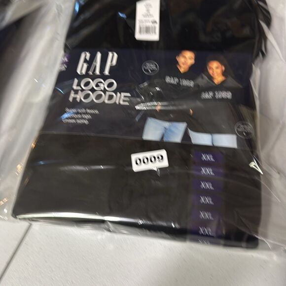 NWT GAP Black Logo Hoodie XL or XXL MSRP $60 - Picture 12 of 13